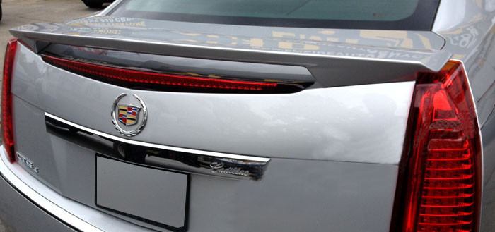 Cadillac CTS Sedan Factory Style Post No Light Spoiler (2008-2013)