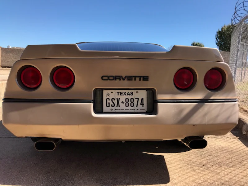 Chevrolet Corvette (C4) "Wickerbill" Inspired Custom Flush No Light Spoiler (1984-1990)