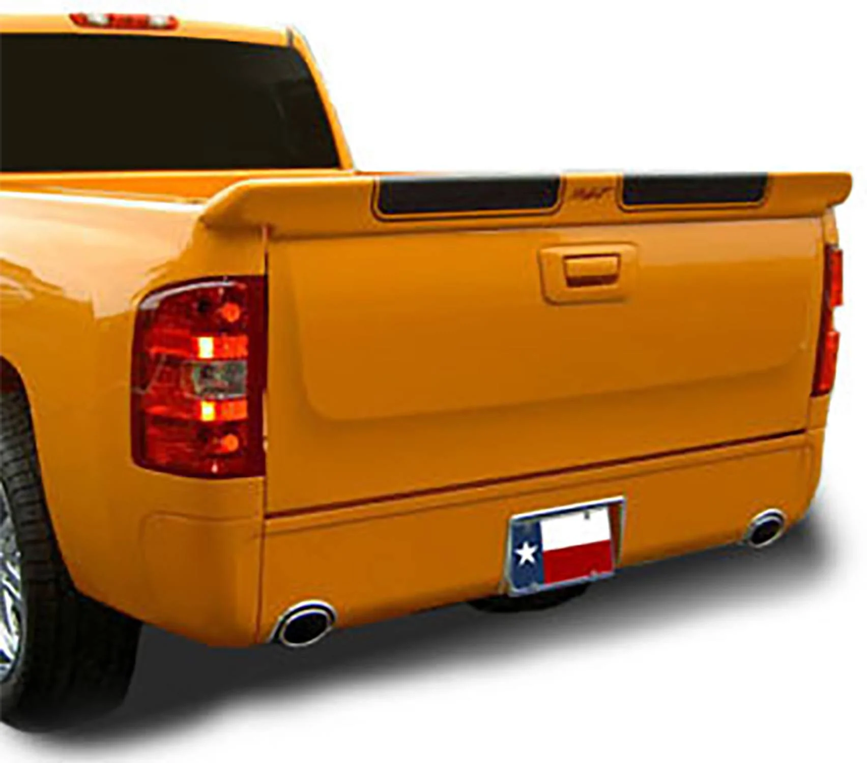 Chevrolet Silverado (Not Stepside) Custom Tailgate No Light Spoiler (2007-2013)
