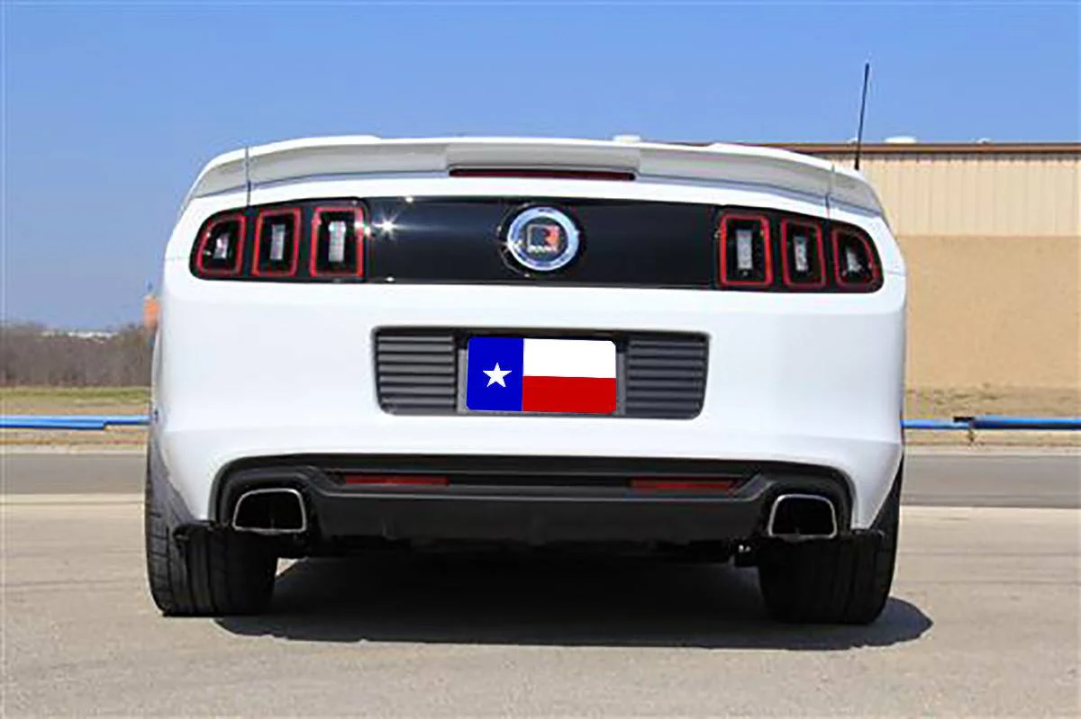 Ford Mustang 3 Piece Factory Flush No Light Spoiler (2010-2014)