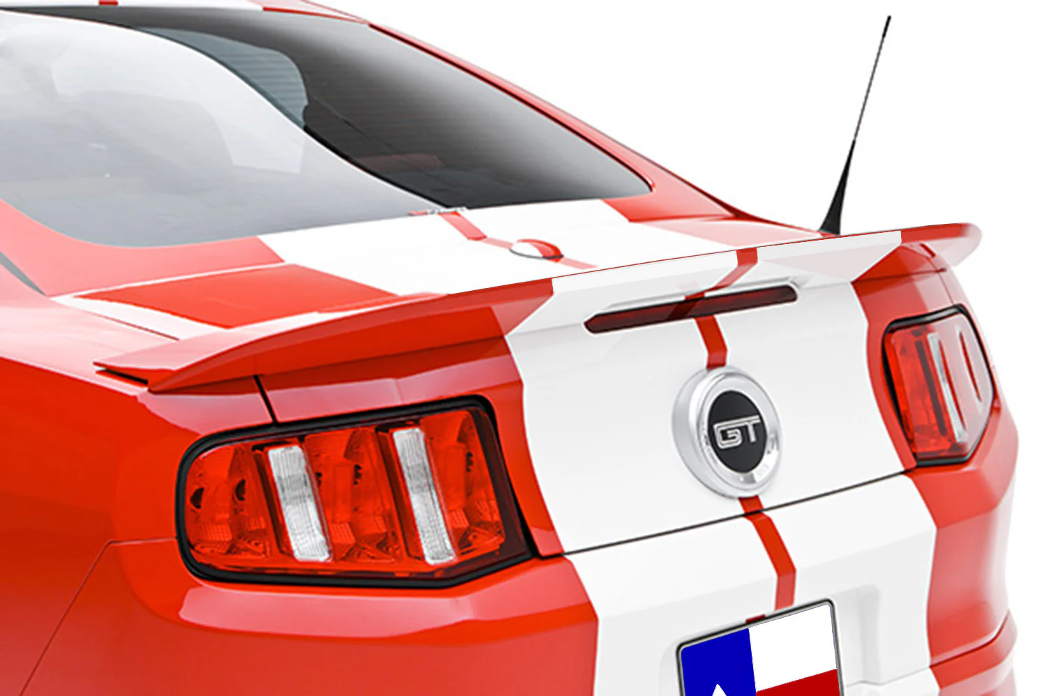 Ford Mustang "Boy Racer Style" Factory Flush No Light Spoiler (2010-2014)