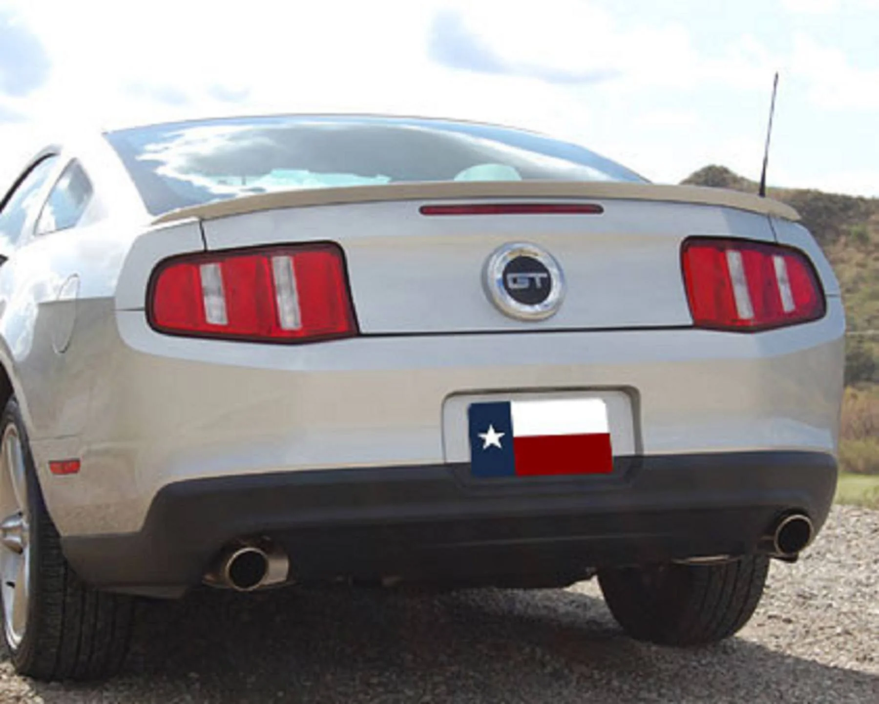 Ford Mustang Factory Lip No Light Spoiler (2010-2014)