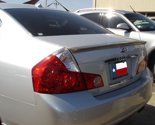 Infiniti M35/M45 (Small) Custom Lip No Light Spoiler (2008-2010)