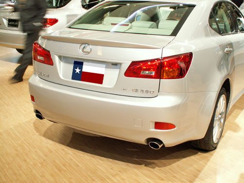Lexus IS Factory Lip No Light Spoiler (2006-2013)
