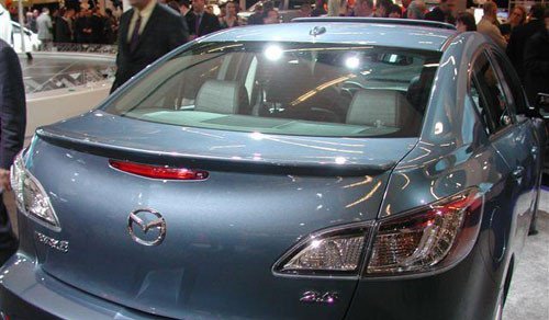 Mazda 3 Sedan Factory Lip No Light Spoiler (2010-2013)