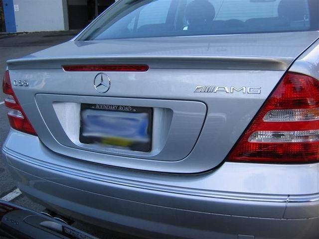 Mercedes C Class Factory Lip No Light Spoiler (2001-2007)