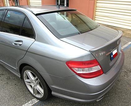 Mercedes C Class Sedan Factory Window Spoiler (2008-2014)
