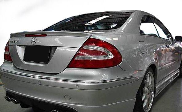 Mercedes CLK55 Factory Lip No Light Spoiler (2003-2009)