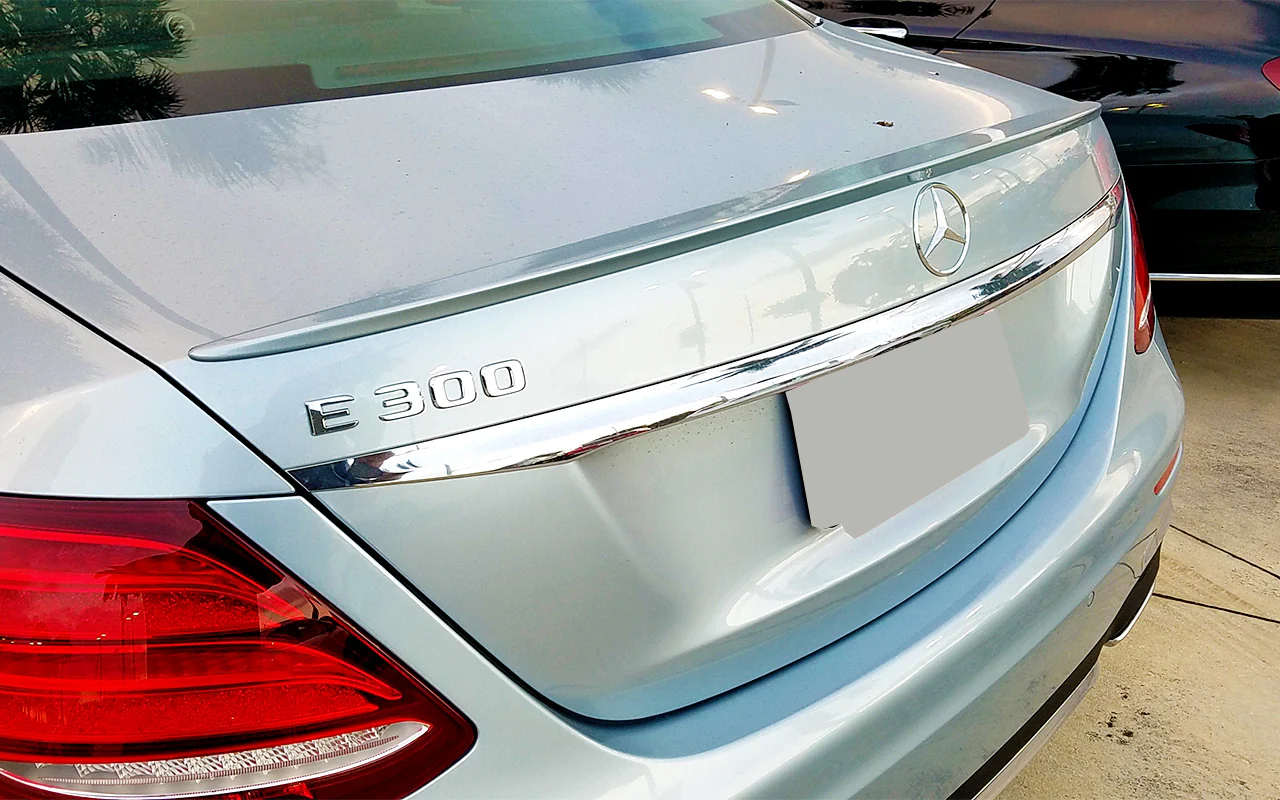 Mercedes E Class Sedan Factory Style Lip No Light Spoiler (2017-2023)