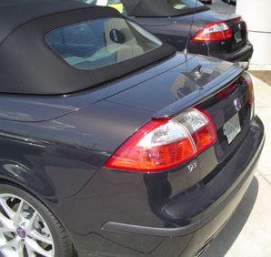 Saab 9.3 Convertible Factory Lip No Light Spoiler (2004-2012)