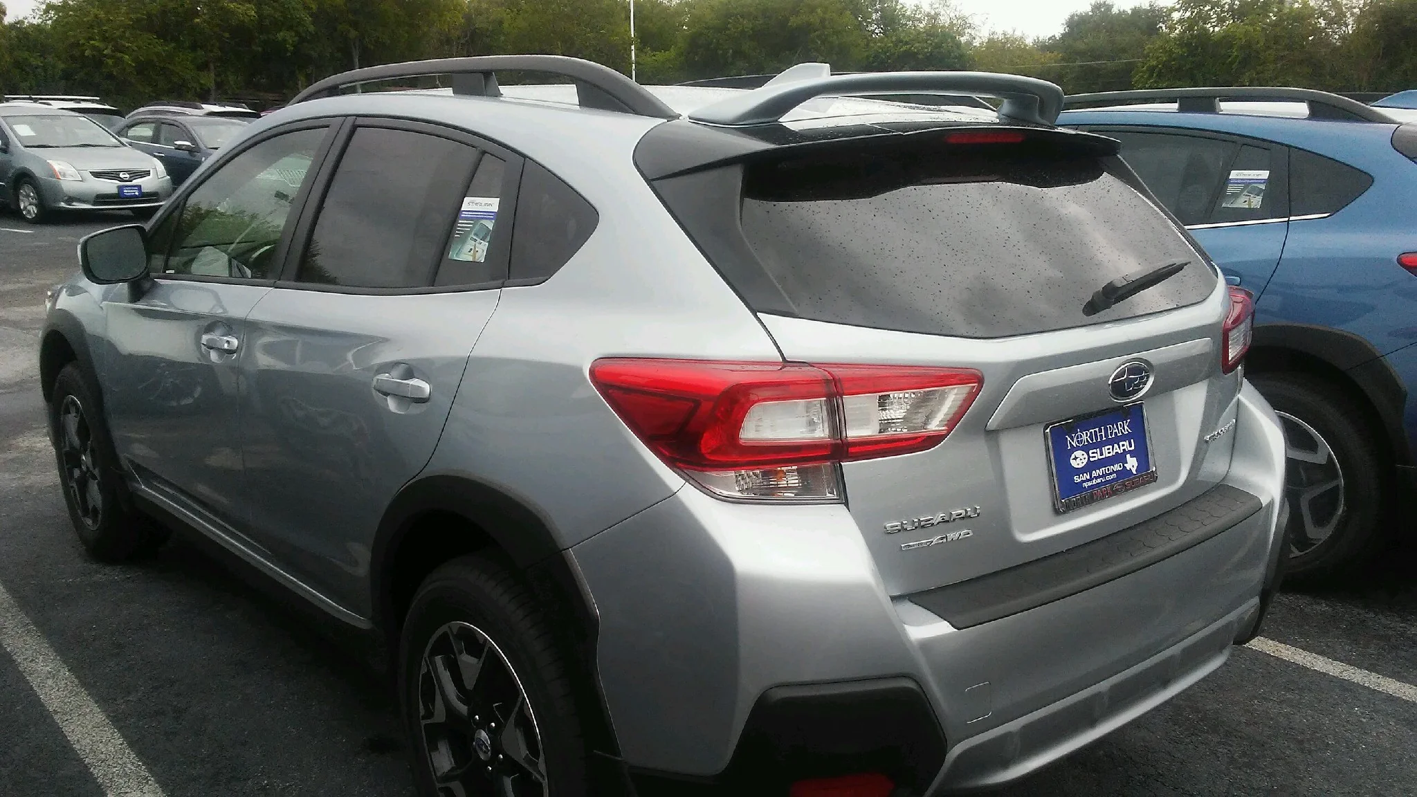 Subaru XV Crosstrek Custom 2post No Light Spoiler (2018-2022)