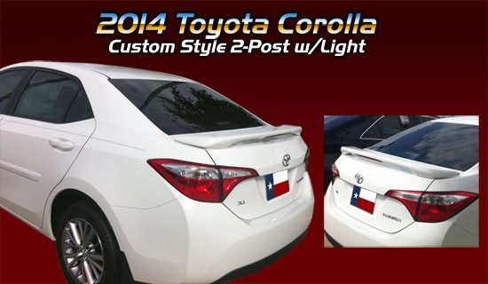 Toyota Corolla Custom Post Lighted Spoiler (2014 - 2019)