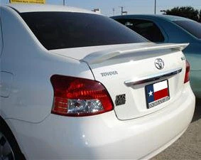 Toyota Yaris 4-Dr Custom Post No Light Spoiler (2007-2011)